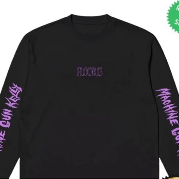 Machine Gun Kelly Hotel Diablo Floor 13 long sleeve tee - Picture 2 of 2